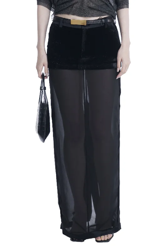 Skirt linen skirt breathable