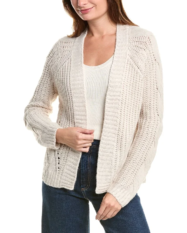 Joseph A. Cardigan Transparent Opaque Sheer