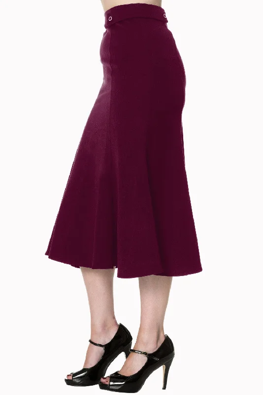 Banned Apparel - Elegance Personified Skirt asymmetrical skirt cut