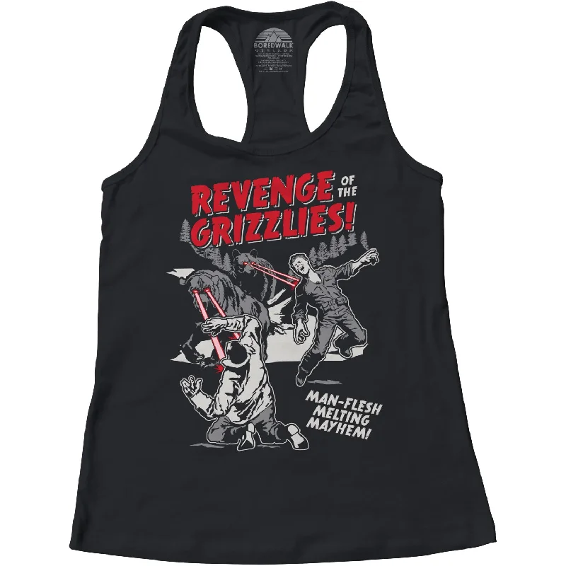 Women's Revenge of the Grizzlies Racerback Tank Top soft tank top