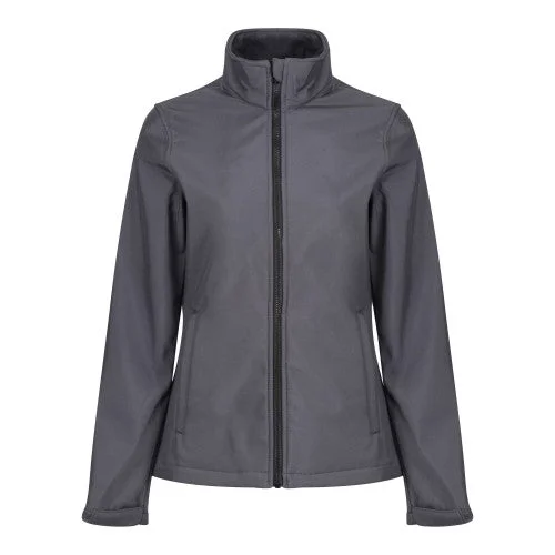 Regatta Standout Womens/Ladies Ablaze Printable Soft Shell Jacket Front Pockets Side Pockets Patch Pockets