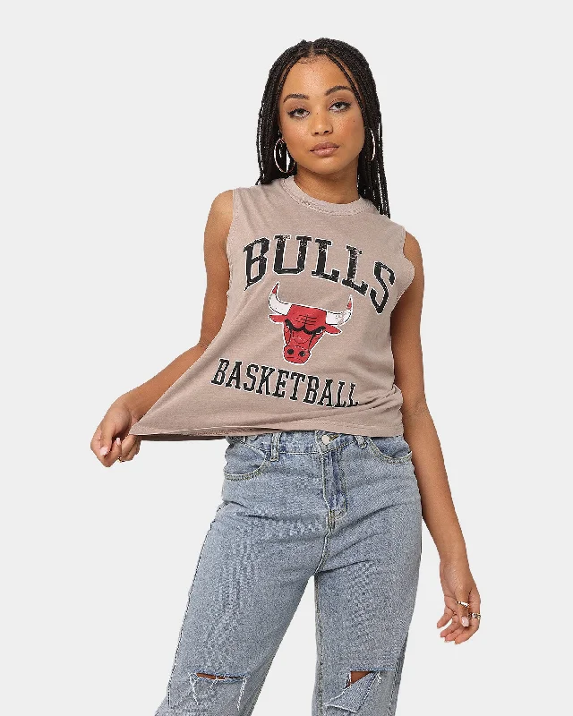 Mitchell & Ness Women's Chicago Bulls Locker Room Tank Mushroom cotton tank top