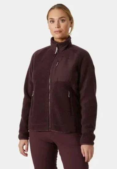 Helly Hansen Womens Imperial Pile Fleece Block Jacket Faux Fur Jacket Real Fur Jacket Shearling Jacket
