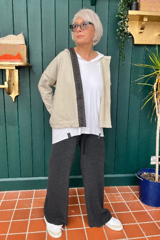 Henriette Steffensen Short Cardigan in Kit Hooded Cardigan Collared Cardigan Shawl Collar Henriette Steffensen Short Cardigan in Kit Hooded Cardigan Collared Cardigan Shawl Collar