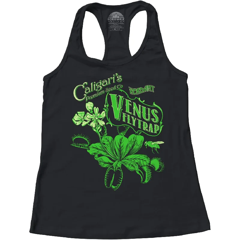 Women's Venus Flytrap Racerback Tank Top low neck tank