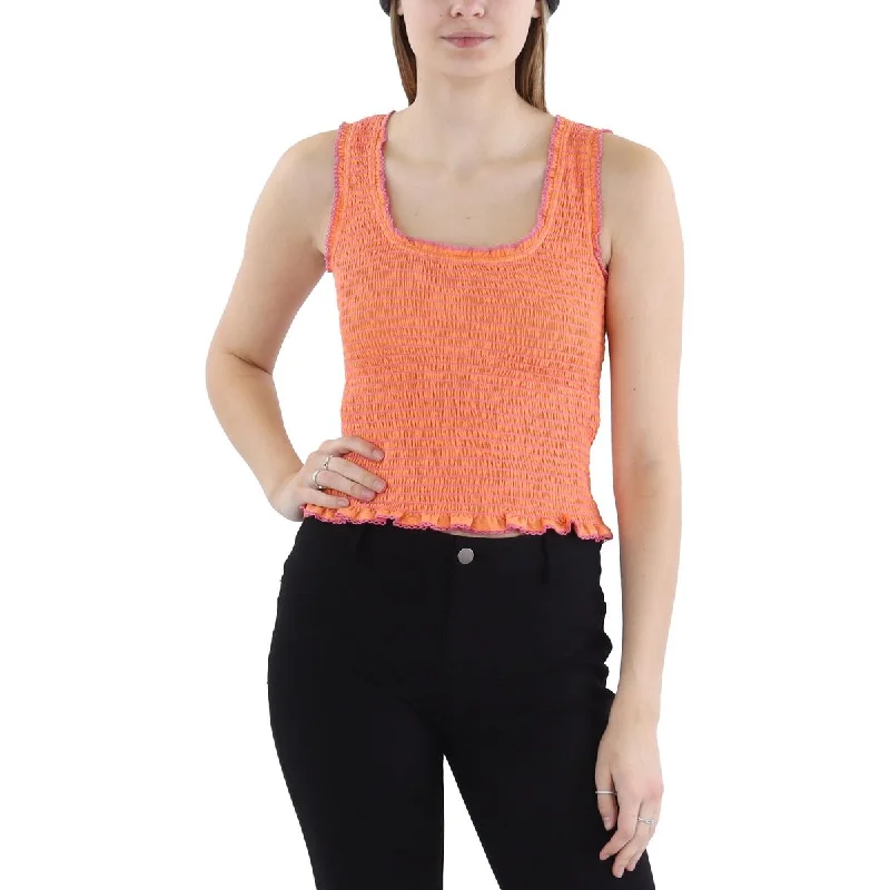 Rails Womens Smocked Sleeveless Tank Top vibrant tank top