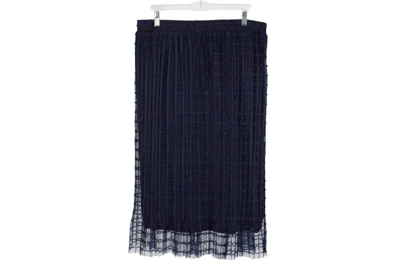 Metrowear Tulle Blue Skirt | L chiffon skirt delicate
