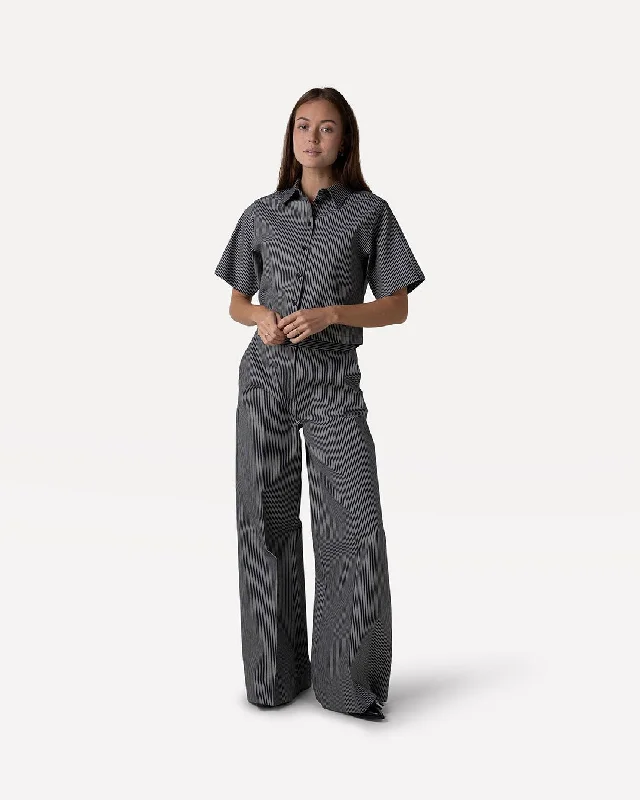 Moore wide pants Classic Bootcut Trousers