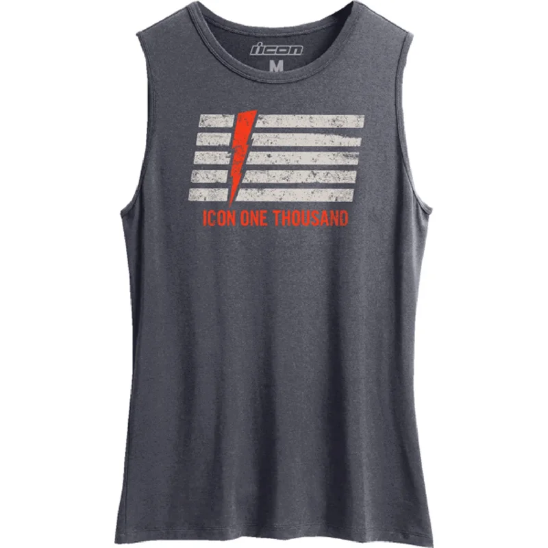 ICON Women's Invasion Stripe Tank Top long tank top