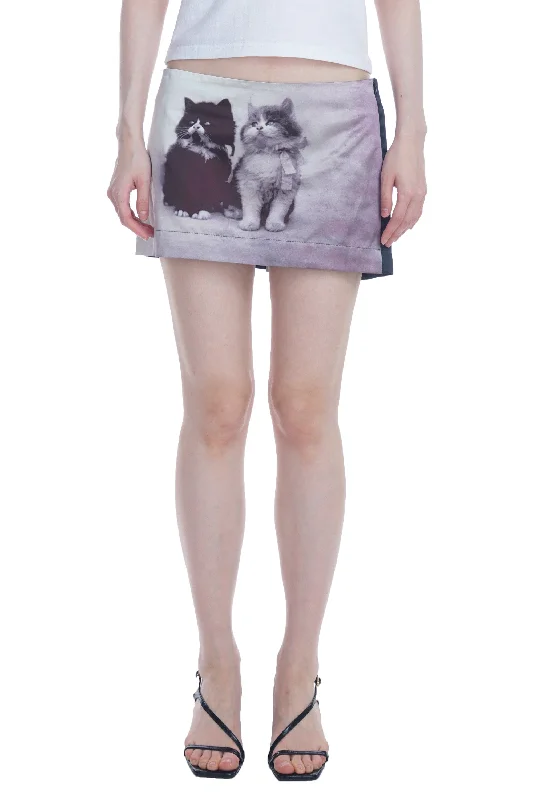 Skirt silk skirt lustrous