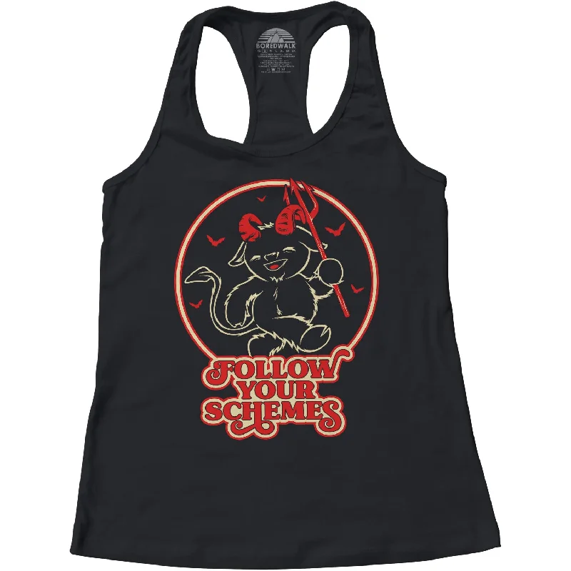 Women's Follow Your Schemes Racerback Tank Top yoga tank top