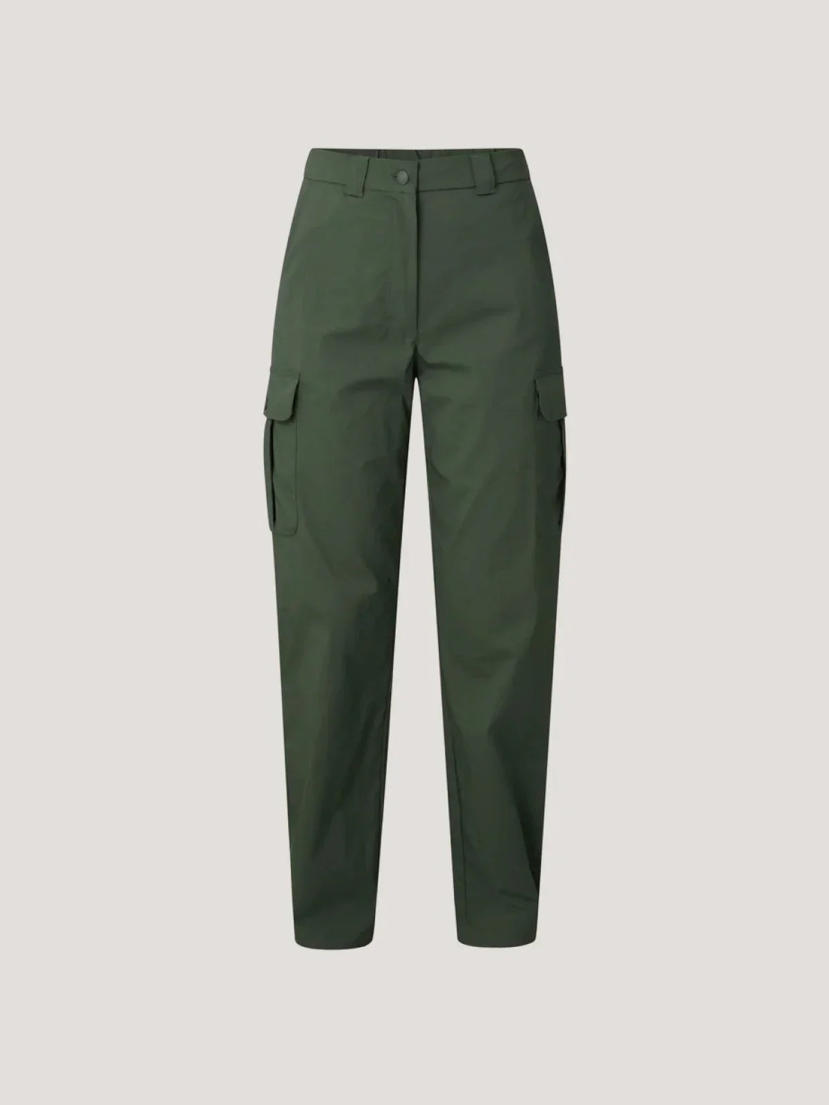 Pants with adjustable waist green Soft Wool Pants