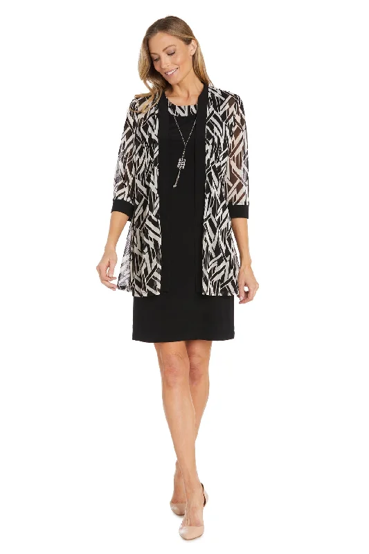 R&M Richards 1466P Short Two Piece Jacket Petite Dress Welt Pockets Slit Pockets Flap Pockets