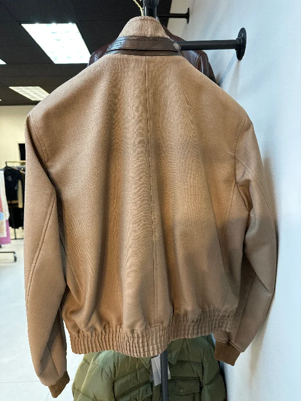 Tom Ford Mens Jacket in Beige Snapped Jacket Toggled Jacket Drawstring Jacket