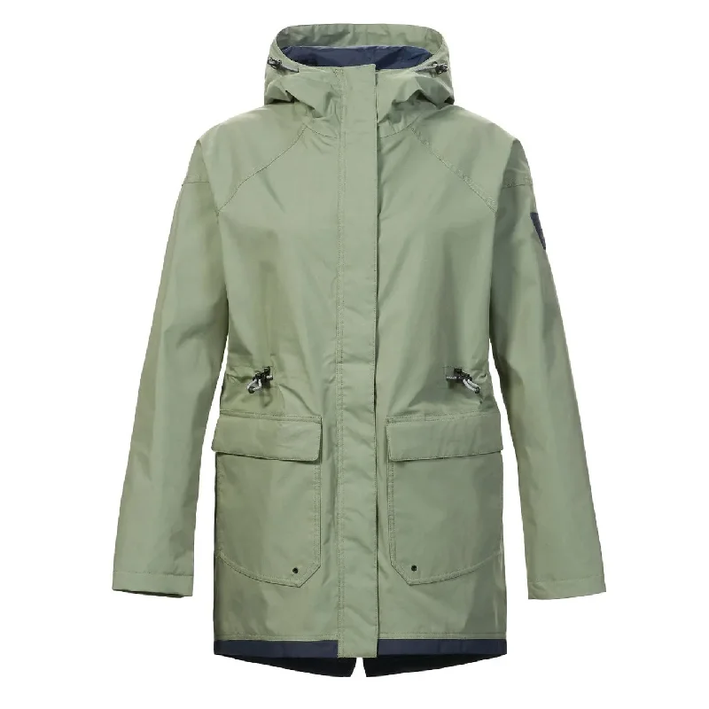 Musto Womens Marina Heritage Waterproof Jacket Sea Spray Cotton Fabric Linen Fabric Terry Fabric