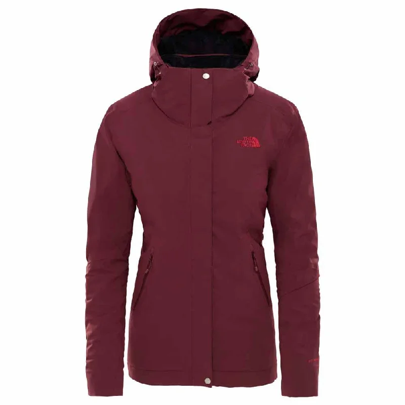 The North Face Womens Inlux Insulated Jacket Zip Front Button Front Snap Front