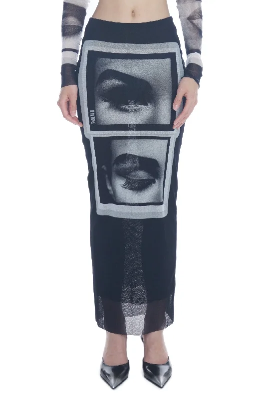 Skirt high slit skirt