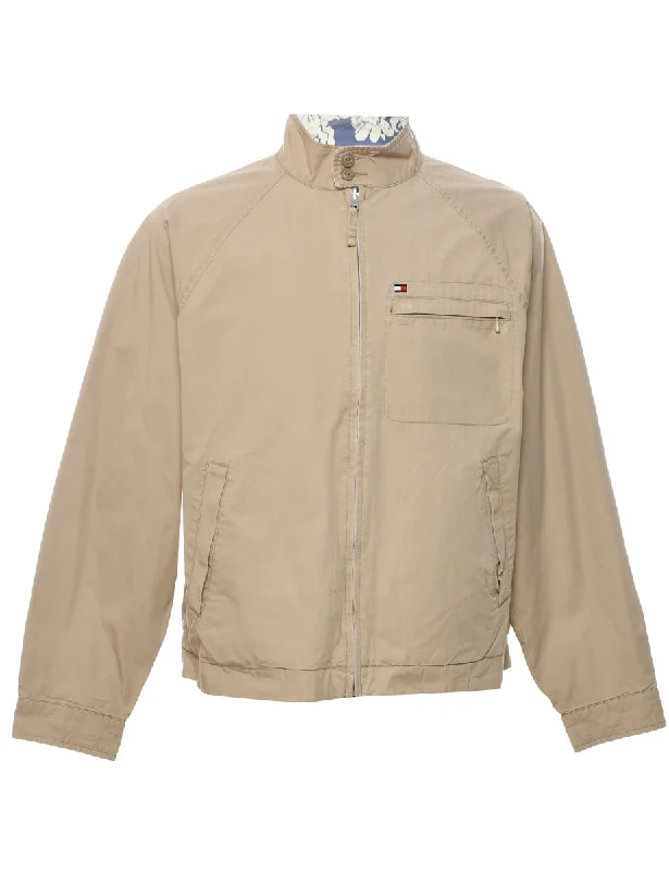 Tommy Hilfiger Jacket - S Satin Fabric Silk Fabric Chiffon Fabric