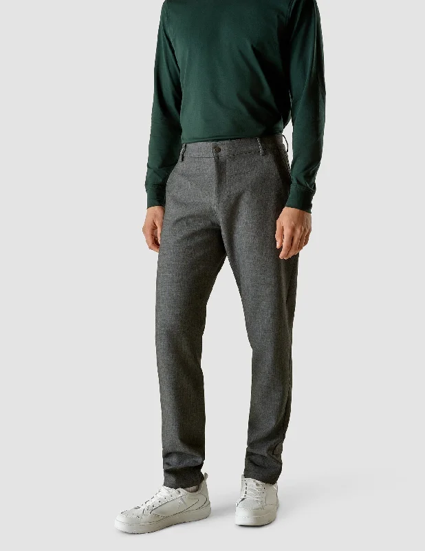 Heavy Edition Pants Regular Dark Grey Melange Slim Fit Casual Pants