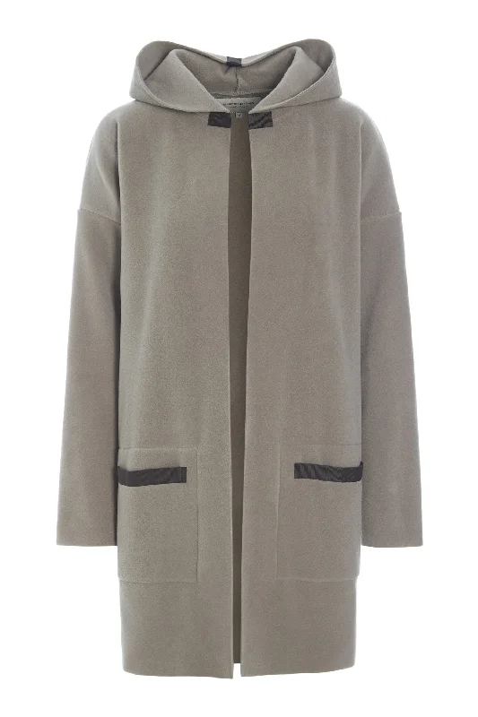 Henriette Steffensen Elephant Cardigan With Hood Machine Wash Dry Clean Hand Wash