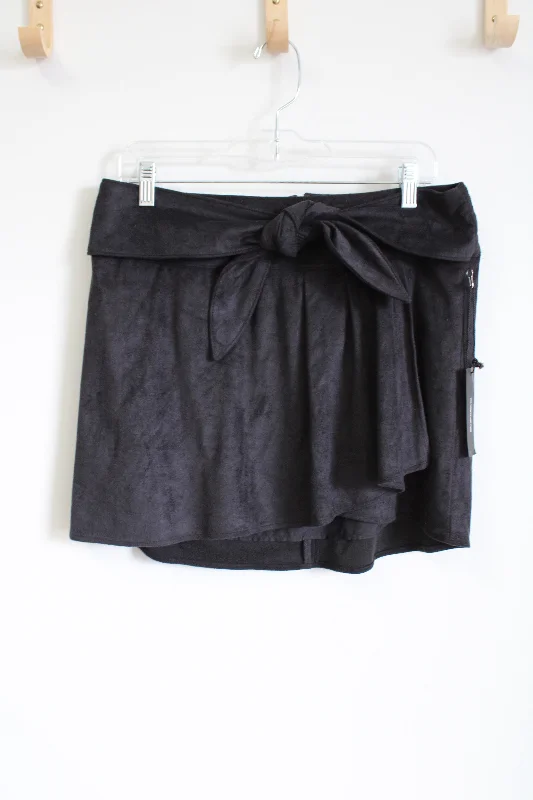 NEW Express Sueded Mini Skirt | 12 wool skirt warm