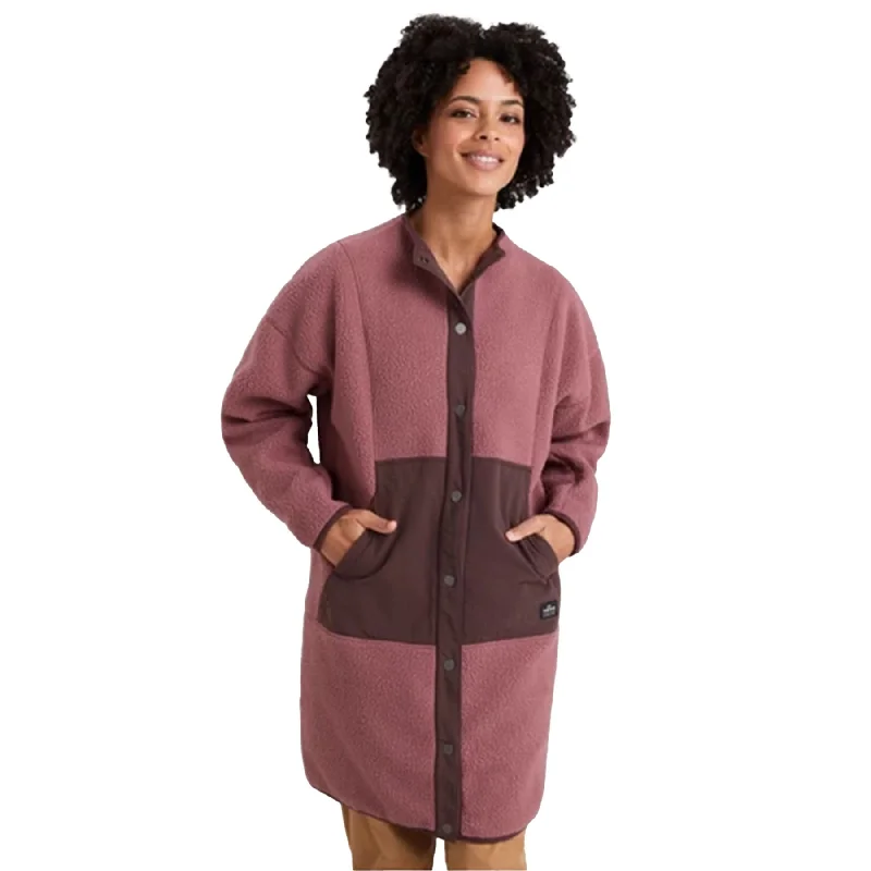 Women's Co-Z High Pile Longline Jacket Wool Jacket Cashmere Jacket Tweed Jacket