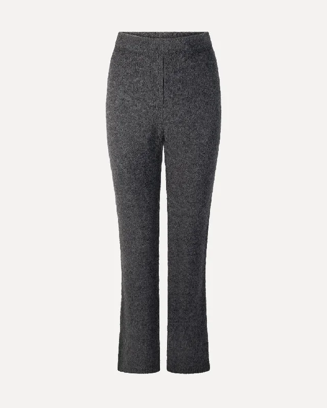 Suze Knitted Pants Trendy Wide-Legged Trousers