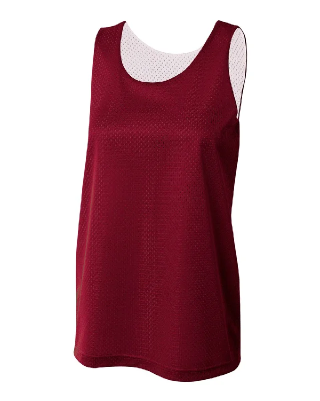 Maroon/White