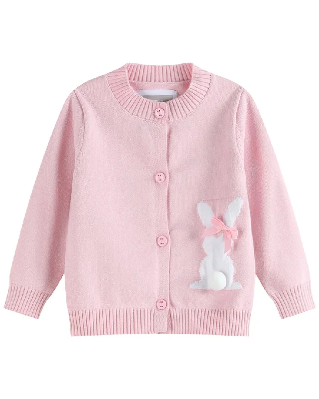 Lil Cactus Knit Easter Bunny Cardigan Mesh Fabric Canvas Fabric Denim Fabric