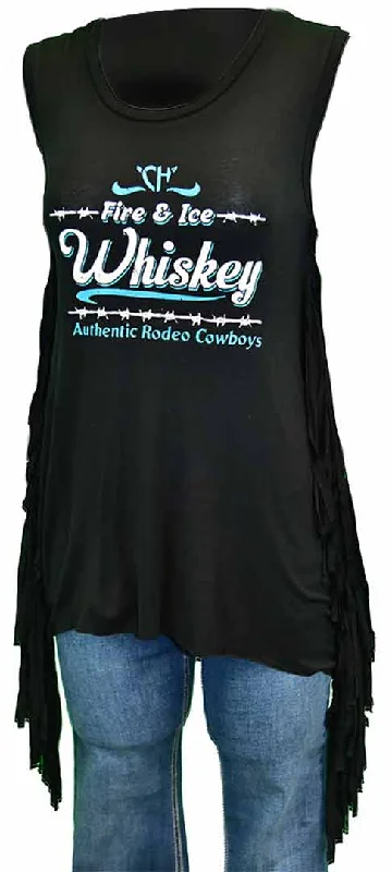 Cowgirl Hardware Women's Fire & Ice Whiskey Tank Top layering tank top
