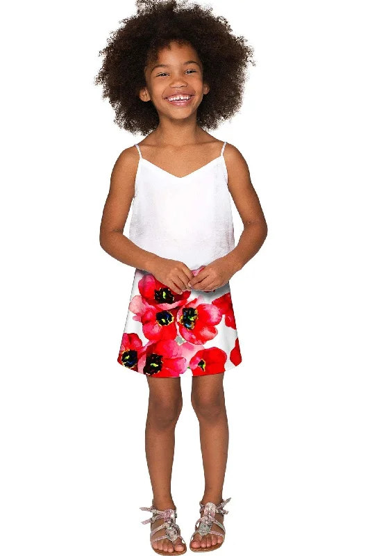 Tulip Salsa Aria A-Line Skirt - Girls linen skirt airy