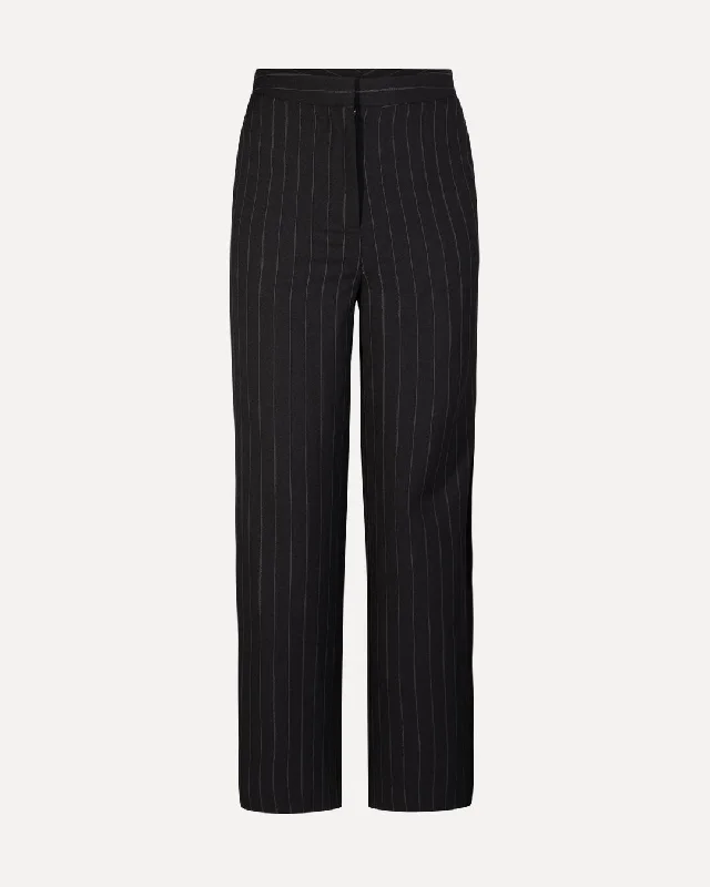 Moore Pinstripe Pants Modern Stretch Trousers
