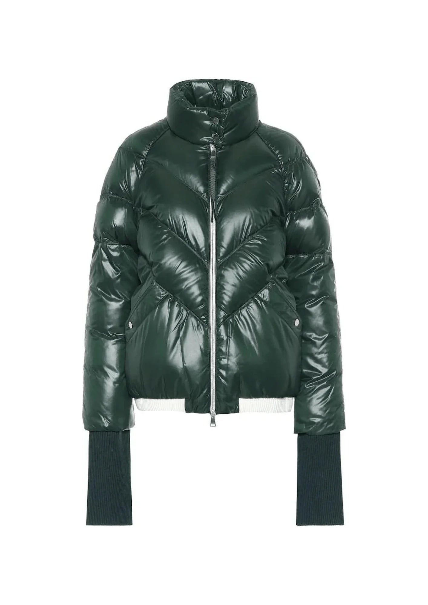 GREEN PADDED DOWN JACKET Bomber Jacket Anorak Windbreaker