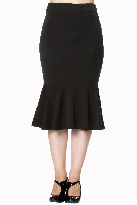 Banned Apparel - History Repeats Skirt high slit skirt