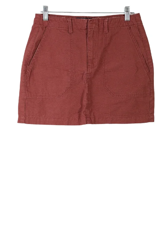 Indigo Rein Terracotta Mini Skirt | 3 (25") cashmere skirt rich
