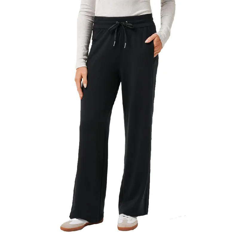 TravisMathew Cloud Terry Wide Leg Womens Pants Warm Wool Trousers