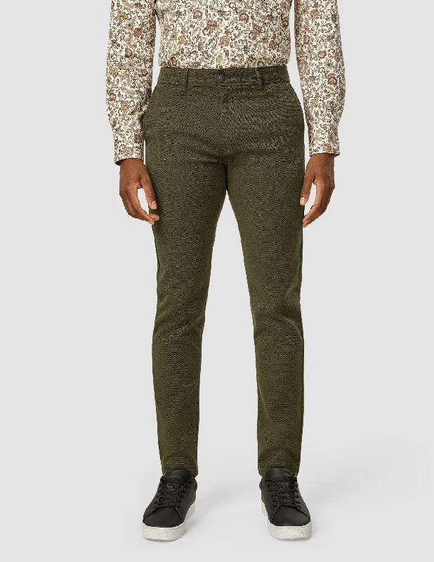 Classic Pants Slim North Green Relaxed High-Waist Trousers