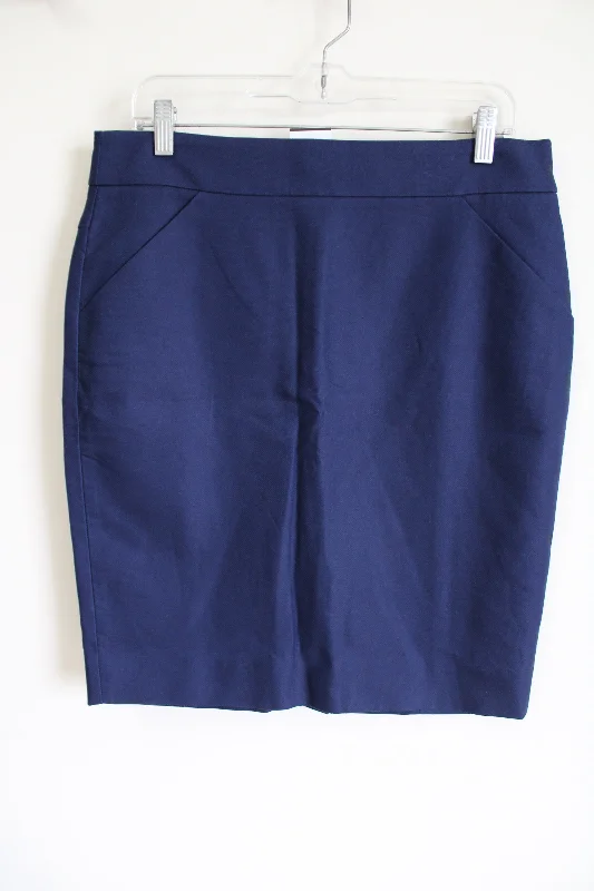 NEW J.Crew The Pencil Blue Skirt | 10 denim skirt trendy