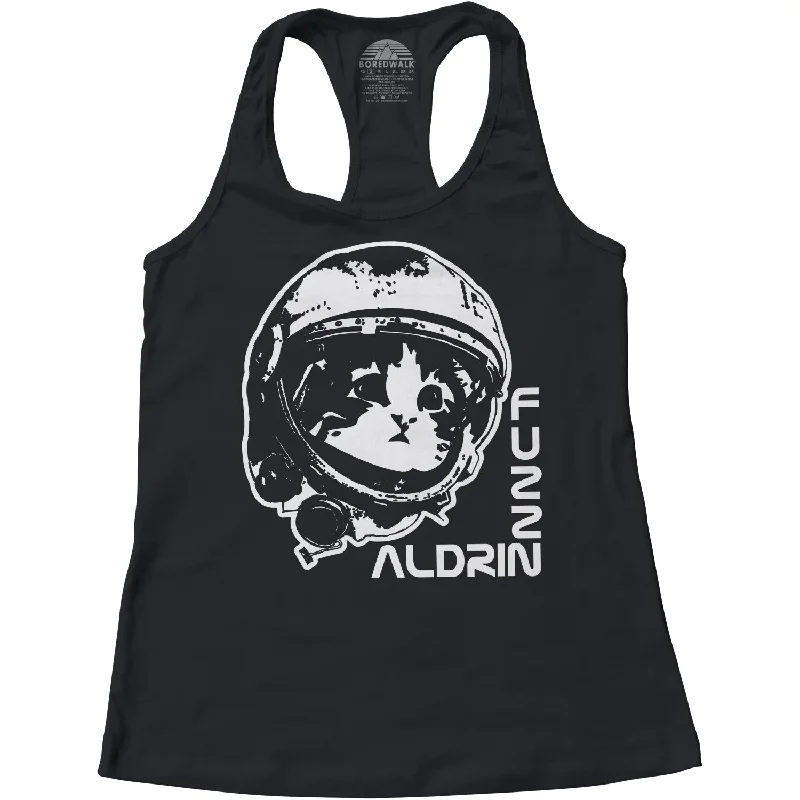 Women's Fuzz Aldrin Racerback Tank Top cherry red tank