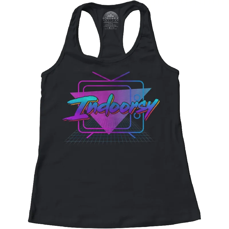 Women's Indoorsy Racerback Tank Top fitness tank top