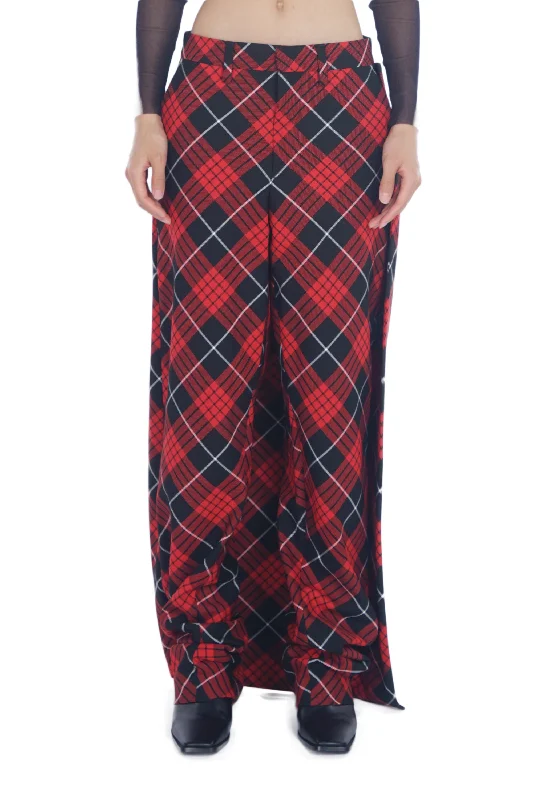 Skirt flowy skirt hem