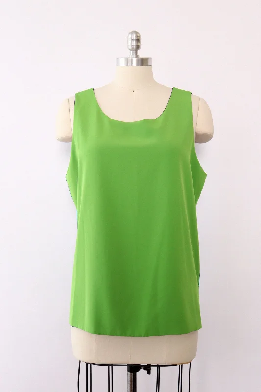 4-Way Reversible Colorblock Tank L flirty tank top