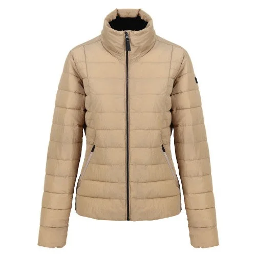 Regatta Womens/Ladies Keava III Baffled Padded Jacket Denim Fabric Leather Fabric Suede Fabric