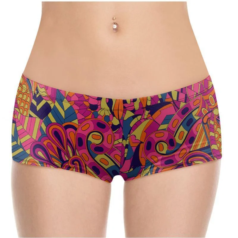 Lina Hot Pants Slim-Fit Leggings