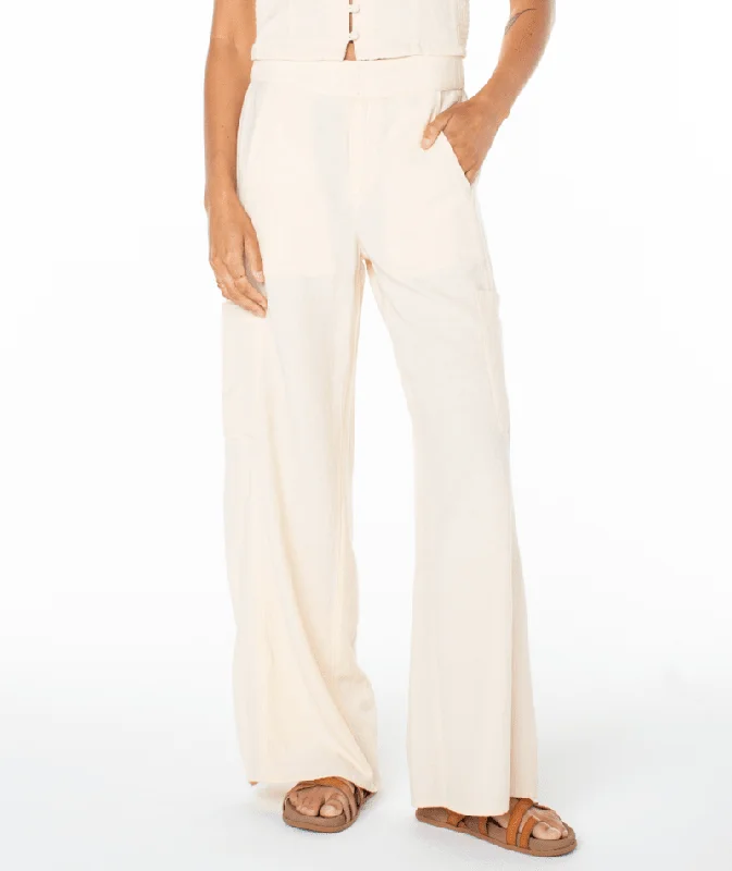 Roxy Womens Pants Maui Sessions Comfortable Pleated Pants