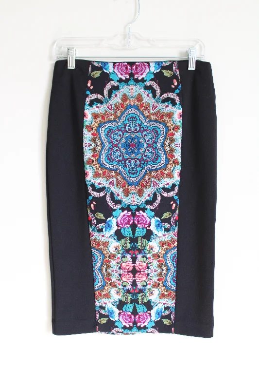 Nicole By Nicole Miller Mandala Fitted Skirt | S vintage skirt charm