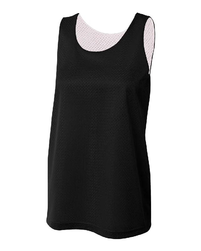 A4 Women's Reversible Mesh Tank one shoulder tank