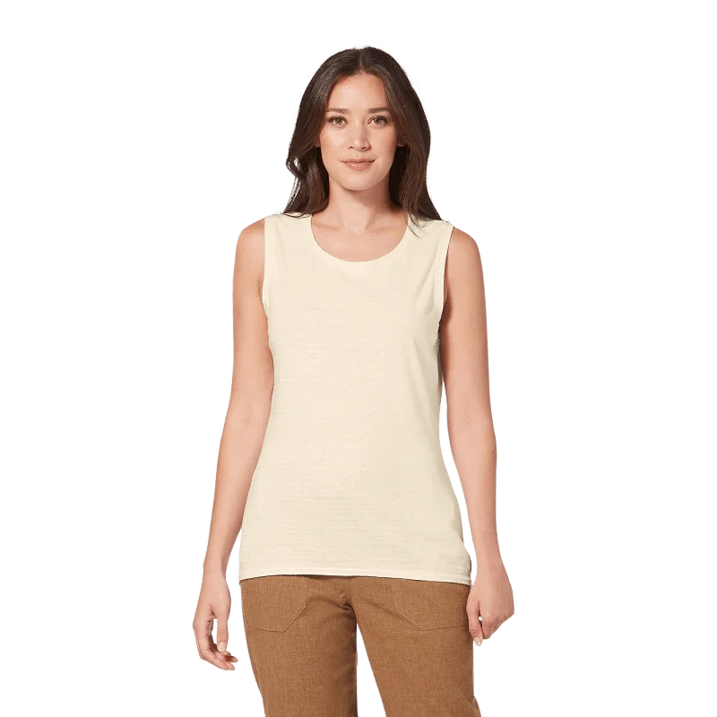W's Vacationer Tank - Hemp, Organic Cotton & Recycled polyester gold tank top