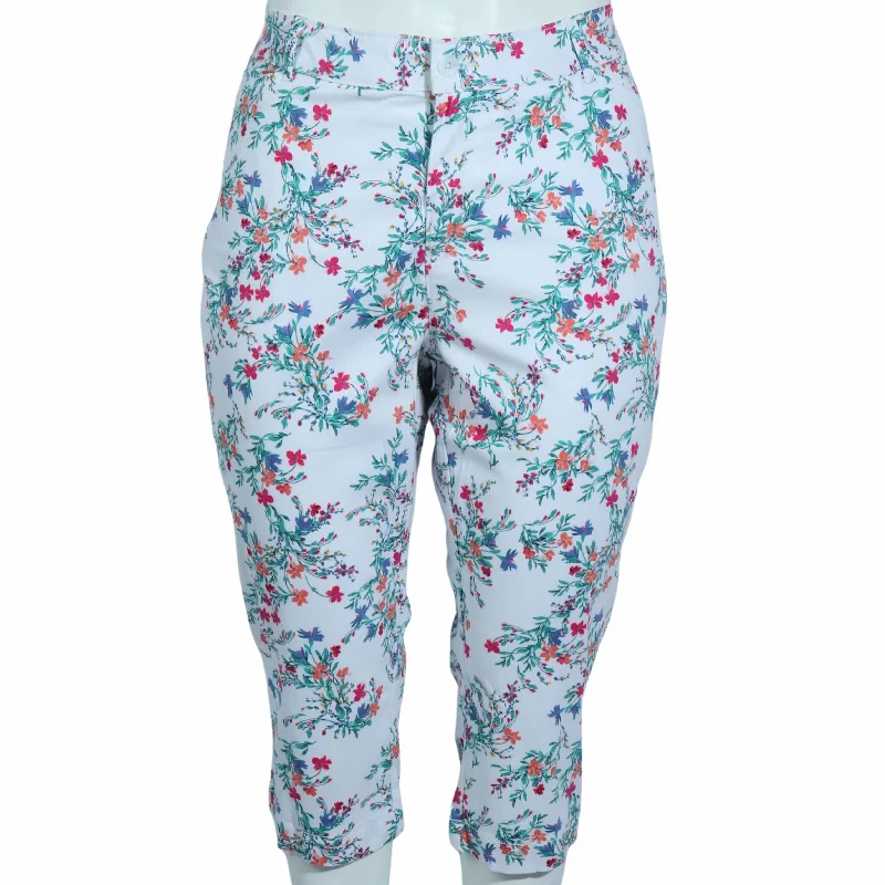 ST.JOHN'S BAY - Floral Pants Trendy Printed Leggings
