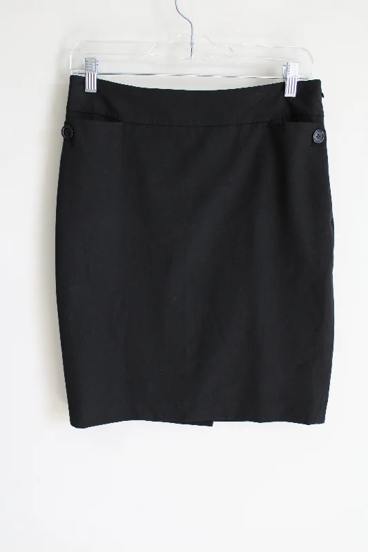 The Limited Black Skirt | 2 silk skirt lustrous